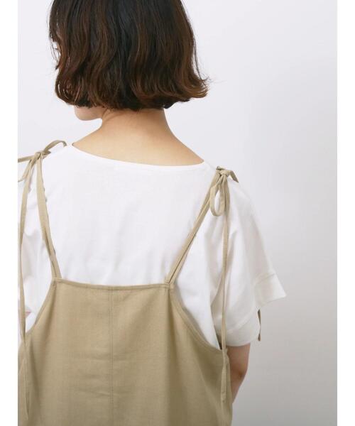 Samansa Mos2 blue（サマンサモスモスブルー）の「◎キャミソールジレ（シャツ/ブラウス・レディース・ベージュ/ブラック/チャコールグレー・F）」の22枚目の写真