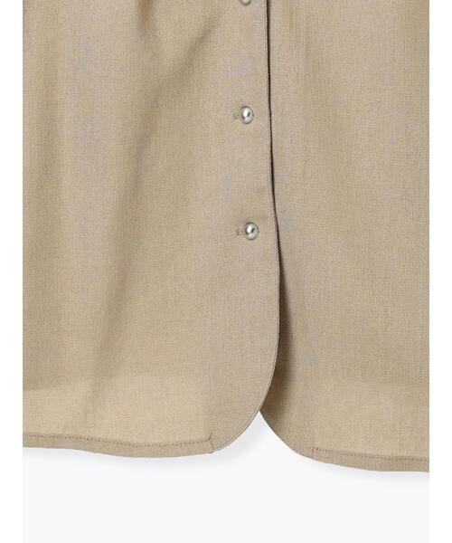 Samansa Mos2 blue（サマンサモスモスブルー）の「◎キャミソールジレ（シャツ/ブラウス・レディース・ベージュ/ブラック/チャコールグレー・F）」の15枚目の写真