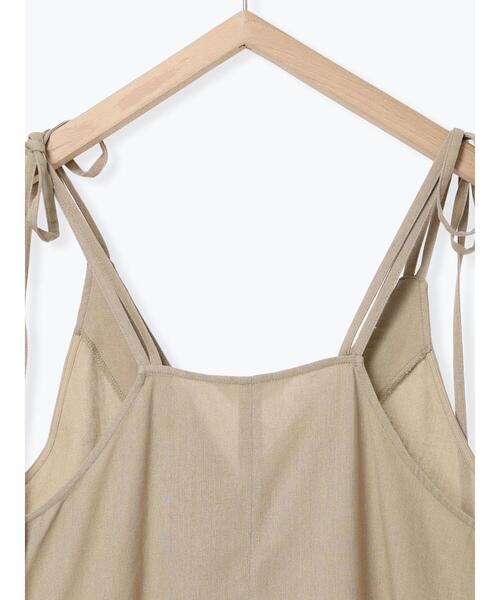 Samansa Mos2 blue（サマンサモスモスブルー）の「◎キャミソールジレ（シャツ/ブラウス・レディース・ベージュ/ブラック/チャコールグレー・F）」の14枚目の写真