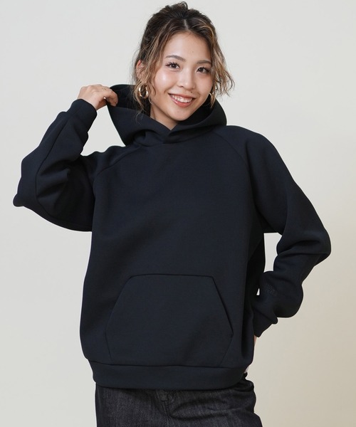 THE NORTH FACE（ザノースフェイス）の「THE NORTH FACE/ザ・ノース・フェイス TECH AIR SWEAT HD パーカー スウェット NTW62583（パーカー・レディース・ブラック/ミックスグレー/ホワイト×グレー/サックスブルー・XL/L/M）」の3枚目の写真