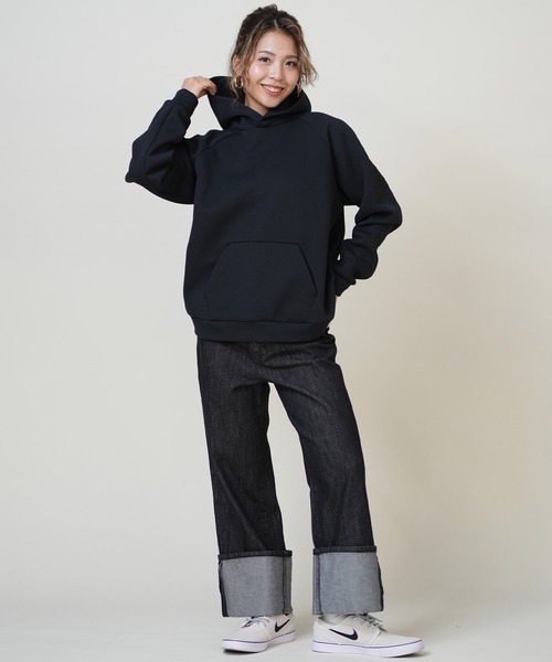 THE NORTH FACE（ザノースフェイス）の「THE NORTH FACE/ザ・ノース・フェイス TECH AIR SWEAT HD パーカー スウェット NTW62583（パーカー・レディース・ブラック/ミックスグレー/ホワイト×グレー/サックスブルー・XL/L/M）」の12枚目の写真