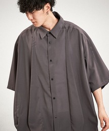 【NO ID.】Squid Half Sleeve Long Shirt / Squid ハーフ スリーブ ロング シャツ