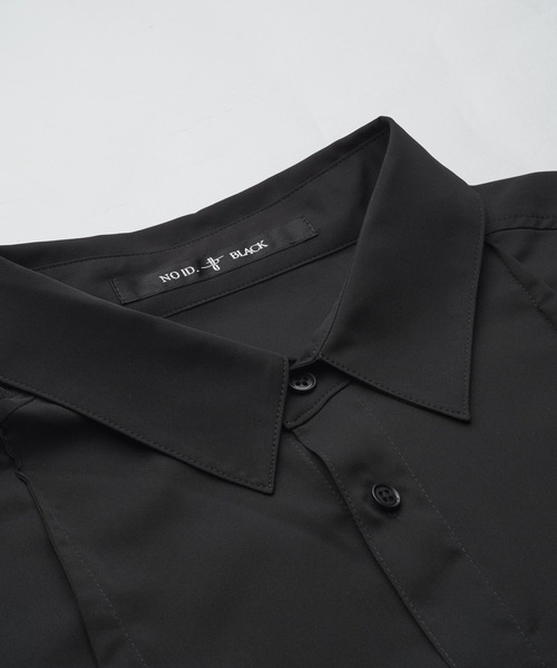 NO ID.(ノーアイディ)の「【NO ID.】Squid Half Sleeve Long Shirt / Squid ハーフ スリーブ ロング シャツ(シャツ/ブラウス・メンズ・グレー/ブラック/ホワイト・ONE SIZE)」の15枚目の写真