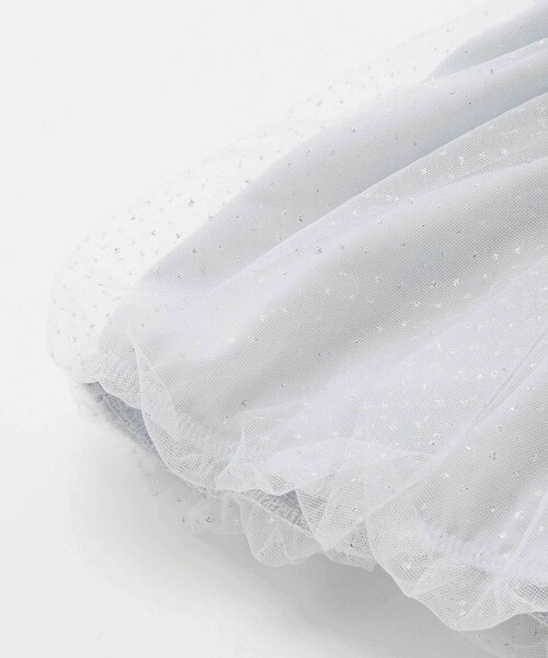 SLAP SLIP BABY（スラップスリップベビー）の「キラキラドットチュールスカートロンパースベビー(70~80cm)（ロンパース・キッズ・ブルー/オレンジ・70cm/80ｃｍ）」の15枚目の写真