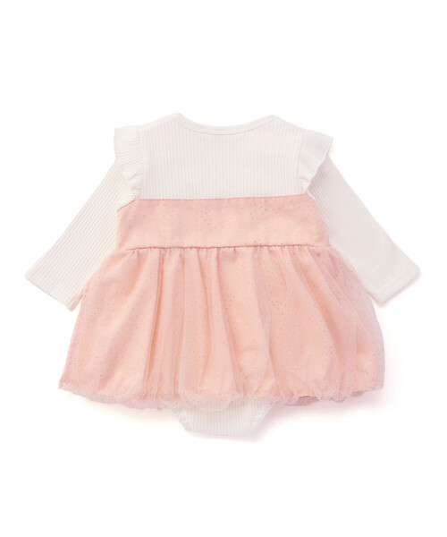 SLAP SLIP BABY（スラップスリップベビー）の「キラキラドットチュールスカートロンパースベビー(70~80cm)（ロンパース・キッズ・ブルー/オレンジ・70cm/80ｃｍ）」の19枚目の写真