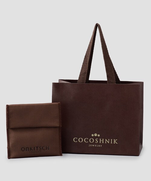 COCOSHNIK ONKITSCH(ココシュニックオンキッチュ)の「シルバー スモールフープ タングルドピアス GP(ピアス(両耳用)・レディース・ゴールド・00)」の6枚目の写真