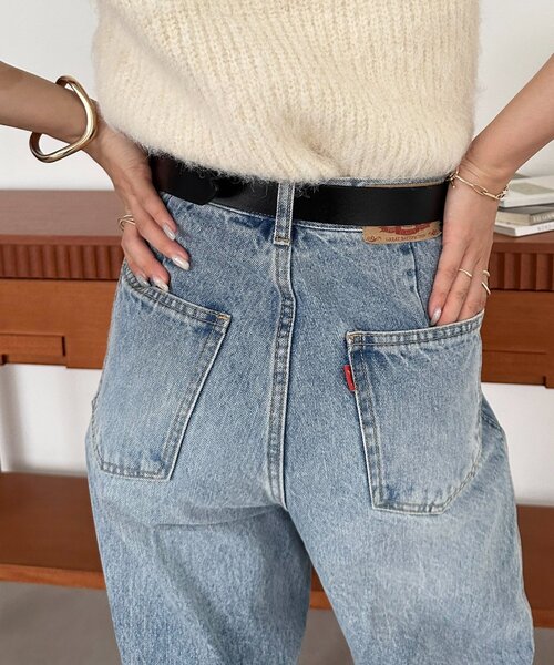 DISCOAT(ディスコート)の「シンプルレザーベルト(ベルト・レディース・ブラック/ブラウン・FREE)」の11枚目の写真