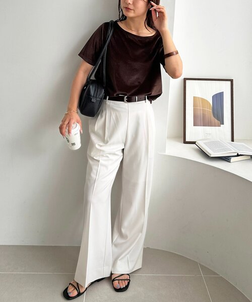 DISCOAT(ディスコート)の「シンプルレザーベルト(ベルト・レディース・ブラック/ブラウン・FREE)」の6枚目の写真