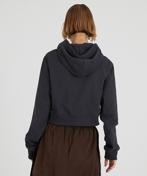 PRANK PROJECT(プランクプロジェクト)の「ミニジップアップフーディ / Mini Zip-up Hoodie(パーカー・レディース・チャコールグレー/グレー/ピンク・FREE)」の9枚目の写真