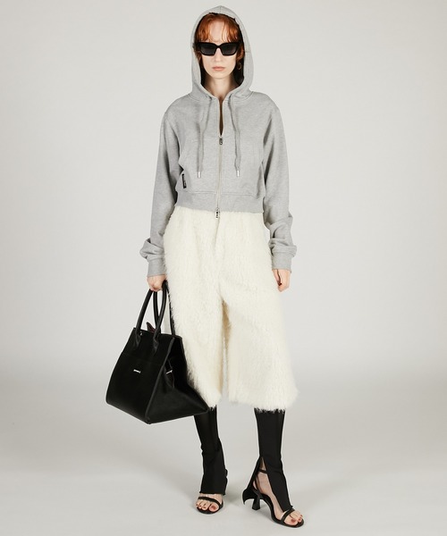 PRANK PROJECT（プランクプロジェクト）の「ミニジップアップフーディ / Mini Zip-up Hoodie（パーカー・レディース・チャコールグレー/グレー/ピンク・FREE）」の20枚目の写真