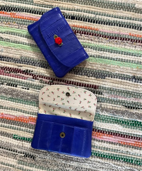 カードホルダー、財布两点 double quotes/ダブルクオーツ」シンプルカードホルダー ローズ（財布