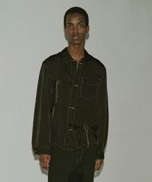 Jieda(�W�G�_)��RAYON SILK SHIRT JACKET(�V���c/�u���E�X)