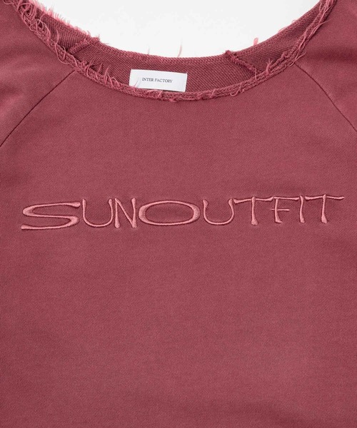 INTER FACTORY（インターファクトリー）の「moeka - SUNOUTFIT オフショルスウェット（スウェット・レディース・リアルツリーカモ/レッド/カーキ・FREE）」の14枚目の写真