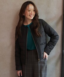 ANY SIS（エニィスィス）の「2WAYノーカラーダウン ジャケット（ダウンジャケット/コート・レディース）」