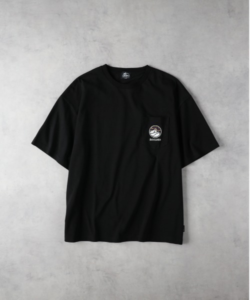 CAMP7（キャンプセブン）の「【接触冷感】【CAMP7】ロゴワッペン胸ポケットＴシャツ / エコ素材（Tシャツ/カットソー・メンズ・ブラック/ホワイト・XL/M/L）」の10枚目の写真