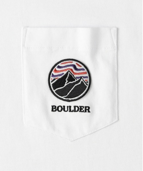 CAMP7（キャンプセブン）の「【接触冷感】【CAMP7】ロゴワッペン胸ポケットＴシャツ / エコ素材（Tシャツ/カットソー・メンズ・ブラック/ホワイト・XL/M/L）」の14枚目の写真