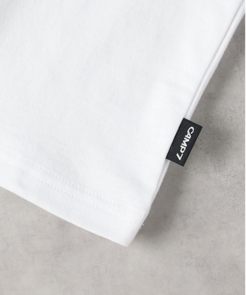 CAMP7（キャンプセブン）の「【接触冷感】【CAMP7】ロゴワッペン胸ポケットＴシャツ / エコ素材（Tシャツ/カットソー・メンズ・ブラック/ホワイト・XL/M/L）」の17枚目の写真