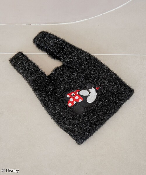 coen(コーエン)の「【MICKEY(ミッキー) / 別注】 ラメニットトートバッグ(トートバッグ・レディース・シルバー/その他1/その他2/ブラック・FREE)」の4枚目の写真