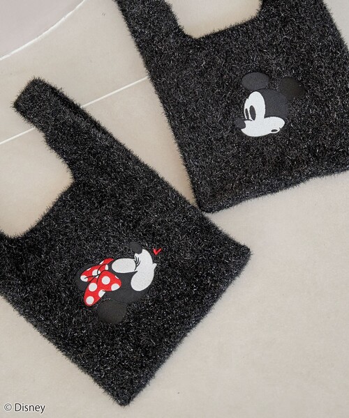 coen(コーエン)の「【MICKEY(ミッキー) / 別注】 ラメニットトートバッグ(トートバッグ・レディース・シルバー/その他1/その他2/ブラック・FREE)」の8枚目の写真