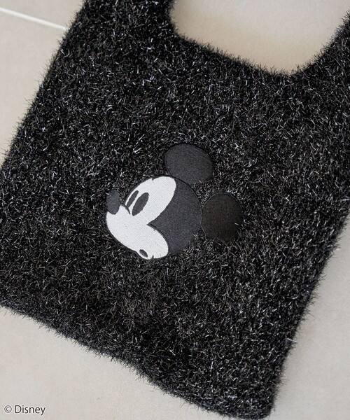 coen(コーエン)の「【MICKEY(ミッキー) / 別注】 ラメニットトートバッグ(トートバッグ・レディース・シルバー/その他1/その他2/ブラック・FREE)」の9枚目の写真