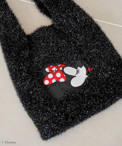 coen(コーエン)の「【MICKEY(ミッキー) / 別注】 ラメニットトートバッグ(トートバッグ・レディース・シルバー/その他1/その他2/ブラック・FREE)」の10枚目の写真