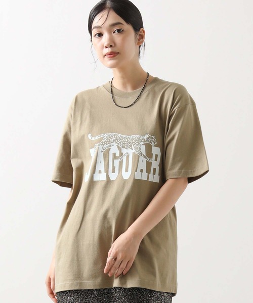 margaux(マルゴー)の「JAGUARロゴT(Tシャツ/カットソー・レディース・オフホワイト/ベージュ・FREE)」の2枚目の写真