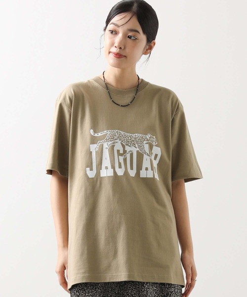 margaux(マルゴー)の「JAGUARロゴT(Tシャツ/カットソー・レディース・オフホワイト/ベージュ・FREE)」の4枚目の写真