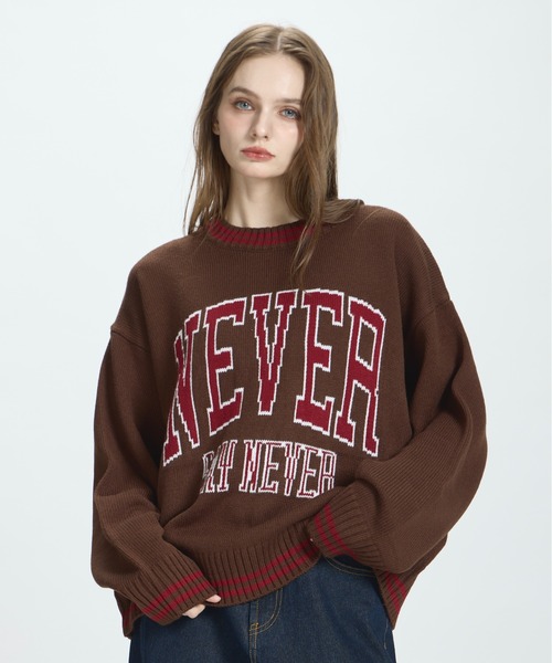 logo knit/ロゴニット（ニット/セーター）｜BENUA（ベヌア）の
