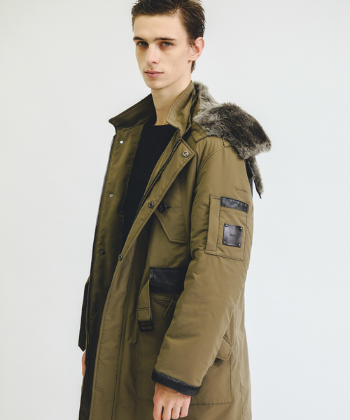 5351 POUR LES HOMMES(ゴーサンゴーイチプールオム)の「【25A/W】ミリタリー フライトコート(モッズコート・メンズ・カーキ/ブラック・44/46/48/50)」の2枚目の写真