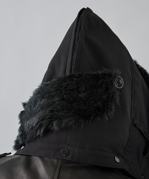5351 POUR LES HOMMES(ゴーサンゴーイチプールオム)の「【25A/W】ミリタリー フライトコート(モッズコート・メンズ・カーキ/ブラック・44/46/48/50)」の8枚目の写真