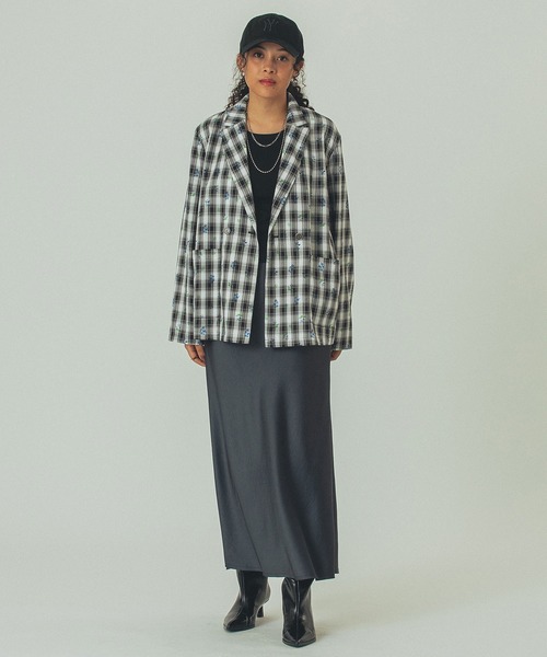 ROSE BUD（ローズバッド）の「(mag.by c)FLOWER PRINT CHECK SHIRT（その他アウター・レディース・ブラウン/ブラック・ONE SIZE）」の12枚目の写真