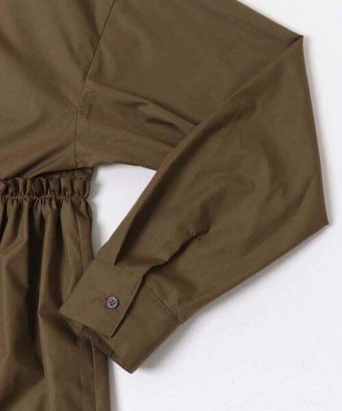 ITEMS URBANRESEARCH（アイテムズ アーバンリサーチ）の「ウエストギャザーブラウス（シャツ/ブラウス・レディース・ブラウン/ストライプ/ブラック・FREE）」の21枚目の写真