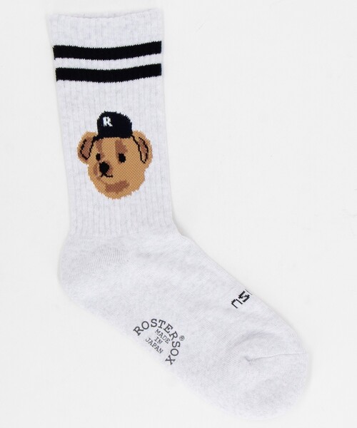 FREAK'S STORE（フリークスストア）の「ROSTER SOX/ロスターソックス ”TEAM BEAR”モチーフソックス（ソックス/靴下・レディース・ネイビー/ブルー・ONE SIZE）」の2枚目の写真