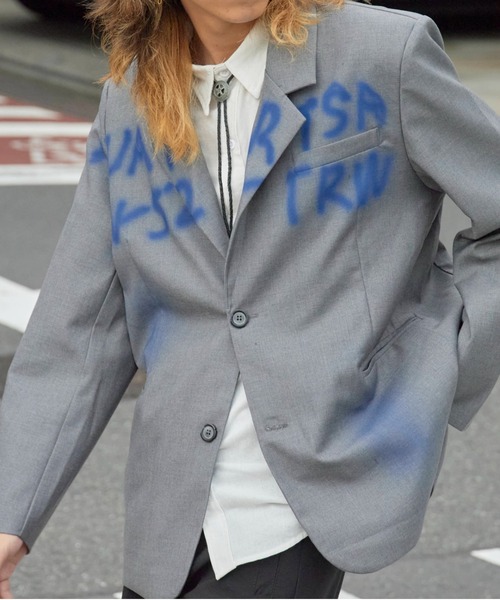 Theater code（シアターコード）の「Spray Art Design Jacket/スプレー