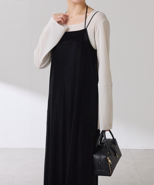 ベロアキャミワンピース（ワンピース）｜COLLAGE GALLARDAGALANTE