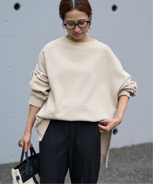 フレームワーク ラグランポンチョスエット ホワイト ≪WEB限定 / 追加予約≫ラグランポンチョスエット（スウェット