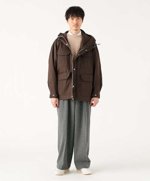 BEAMS（ビームス）の「ワイドストレート フランネル スラックス