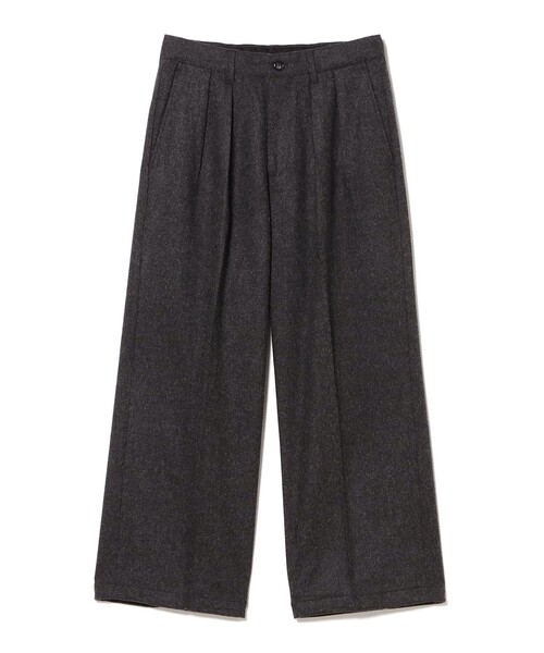 BEAMS（ビームス）の「ワイドストレート フランネル スラックス（スラックス・メンズ・チャコールグレー/グレー/ブラック・L/M/XL/S）」の15枚目の写真