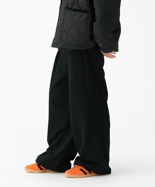 BEAMS（ビームス）の「ワイドストレート フランネル スラックス（スラックス・メンズ・チャコールグレー/グレー/ブラック・L/M/XL/S）」の9枚目の写真