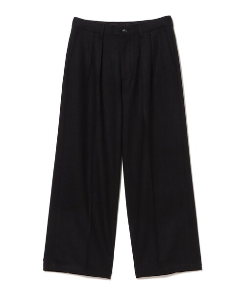 BEAMS（ビームス）の「ワイドストレート フランネル スラックス（スラックス・メンズ・チャコールグレー/グレー/ブラック・L/M/XL/S）」の8枚目の写真