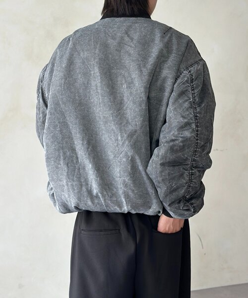 CPCM（シーピーシーエム）の「ピグメントMA-1（MA-1・メンズ・ブラック/ホワイト/カーキ・LARGE/MEDIUM）」の16枚目の写真