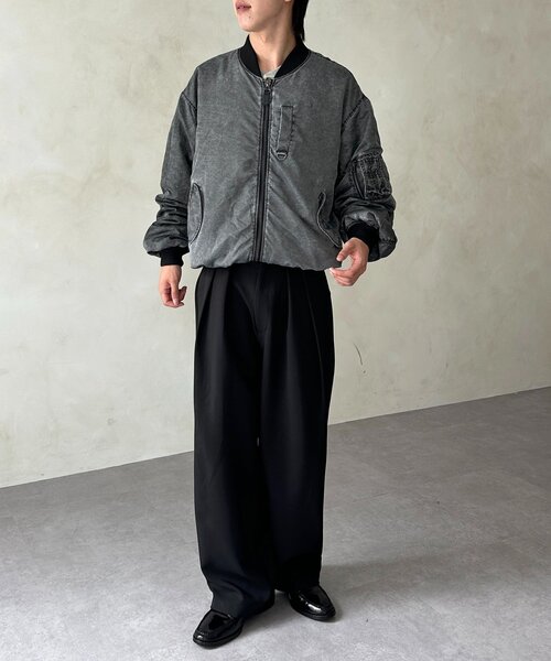 CPCM（シーピーシーエム）の「ピグメントMA-1（MA-1・メンズ・ブラック/ホワイト/カーキ・LARGE/MEDIUM）」の18枚目の写真