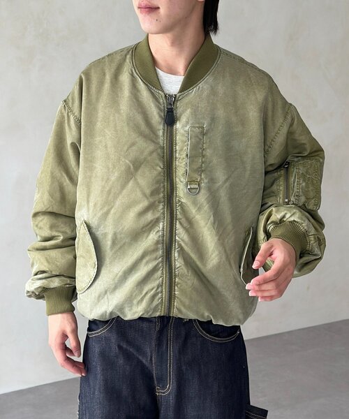 CPCM（シーピーシーエム）の「ピグメントMA-1（MA-1・メンズ・ブラック/ホワイト/カーキ・LARGE/MEDIUM）」の19枚目の写真