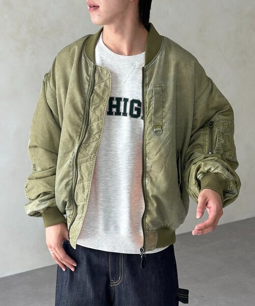 CPCM（シーピーシーエム）の「ピグメントMA-1（MA-1・メンズ・ブラック/ホワイト/カーキ・LARGE/MEDIUM）」の20枚目の写真