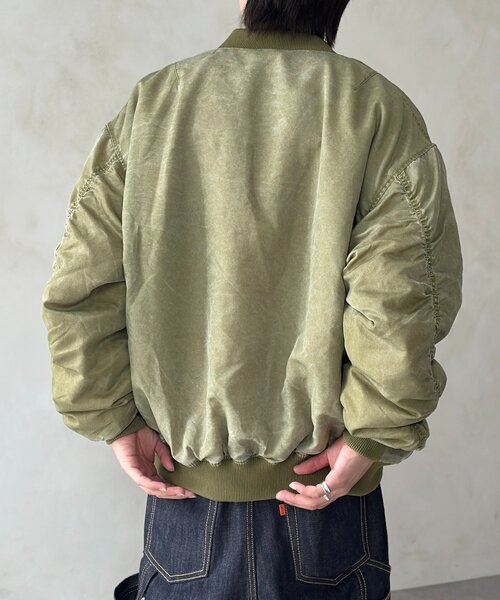 CPCM（シーピーシーエム）の「ピグメントMA-1（MA-1・メンズ・ブラック/ホワイト/カーキ・LARGE/MEDIUM）」の22枚目の写真