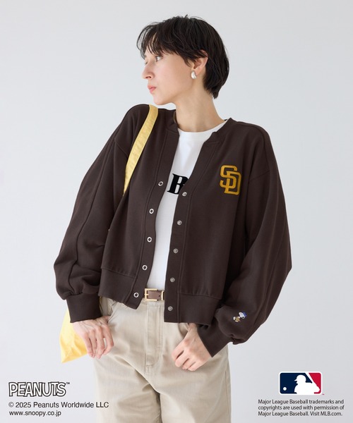 セール】【PEANUTS×MLB COLLECTION by ROPE' PICNIC】カーディガン