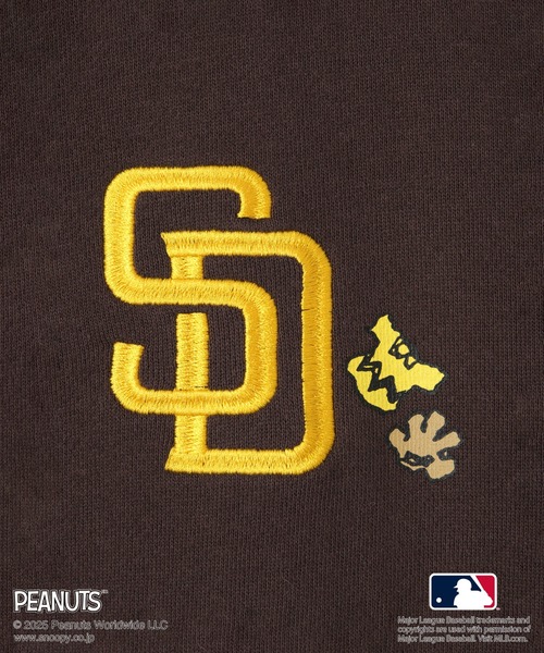 MLB（メジャーリーグベースボール）の「【PEANUTS×MLB COLLECTION by ROPE' PICNIC】カーディガン（カーディガン/ボレロ・レディース・チャコールグレー/ライトグレー/ブラウン・FREE）」の9枚目の写真