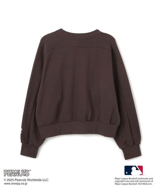 MLB（メジャーリーグベースボール）の「【PEANUTS×MLB COLLECTION by ROPE' PICNIC】カーディガン（カーディガン/ボレロ・レディース・チャコールグレー/ライトグレー/ブラウン・FREE）」の10枚目の写真