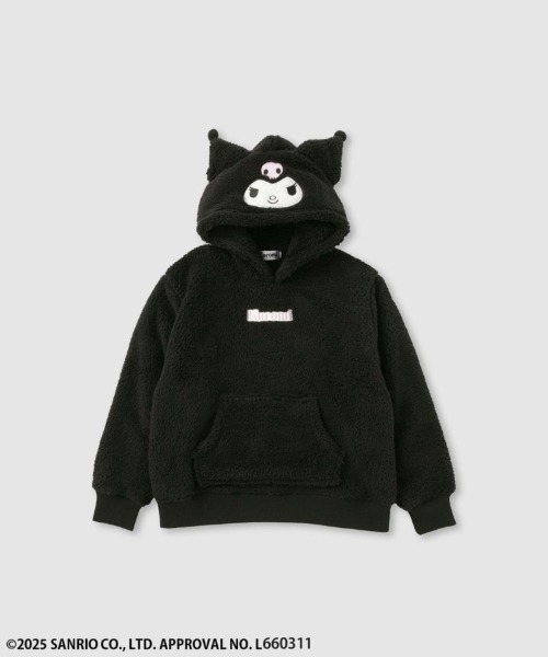 Sanrio もこもこキャラクターパーカー 【キティ クロミ】（パーカー