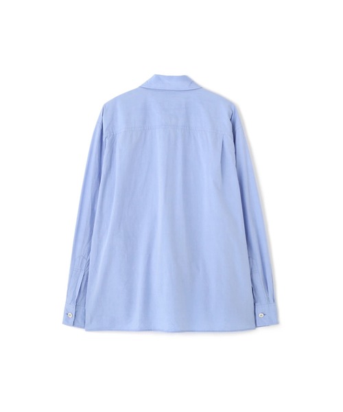 MHL.(エムエイチエル)の「BRUSHED COTTON CHAMBRAY(シャツ/ブラウス・メンズ・ブルー系その他3/カーキ・SMALL/MEDIUM/LARGE/X-LARGE)」の11枚目の写真